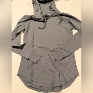 Werk boys black lightweight hoodie gray  size YXL nwot